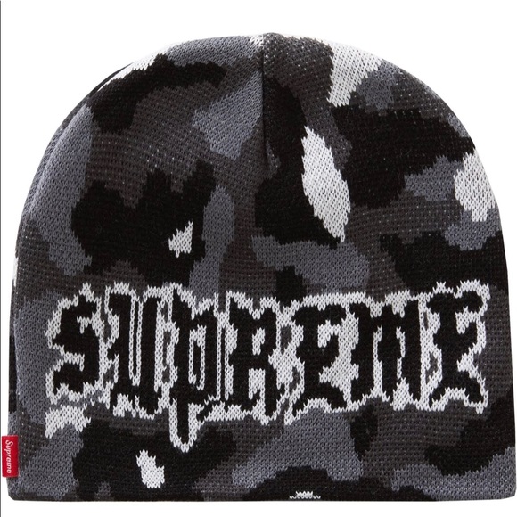 Supreme Other - Supreme Paris Camo Beanie Snow Camo
